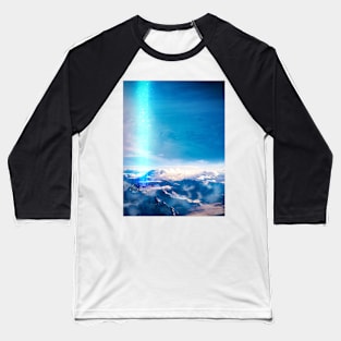 Spaceship Beam Baseball T-Shirt